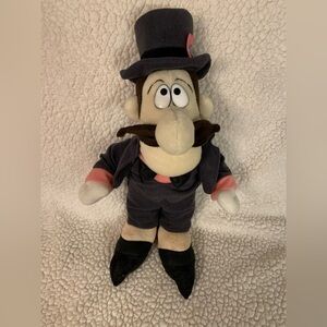 Professor Hinkle 13 Inches Plush Toy with Top Hat and Mustache NWT 1999